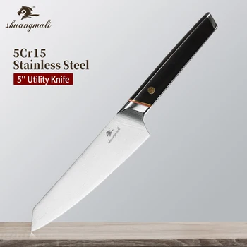 5 Inch Fruit Utility Knife 5Cr15 Stainless Steel Paring Utility Knives Home Cooking Kitchen Slicing Vegetable Peeling Knife
5 Inch Fruit Utility Knife 5Cr15 Stainless Steel Paring Utility Knives Home Cooking Kitchen Slicing Vegetable Peeling Knife
