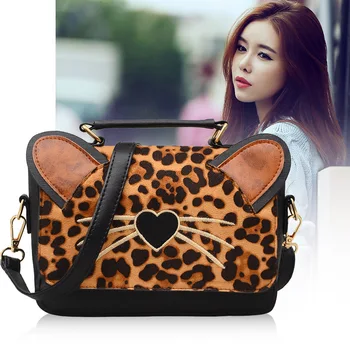Fashion Women's Should Bag Leopard Print Handbag Synthetic Leather Messenger Bags Casual Tote Messenger Bags
Fashion Women's Should Bag Leopard Print Handbag Synthetic Leather Messenger Bags Casual Tote Messenger Bags