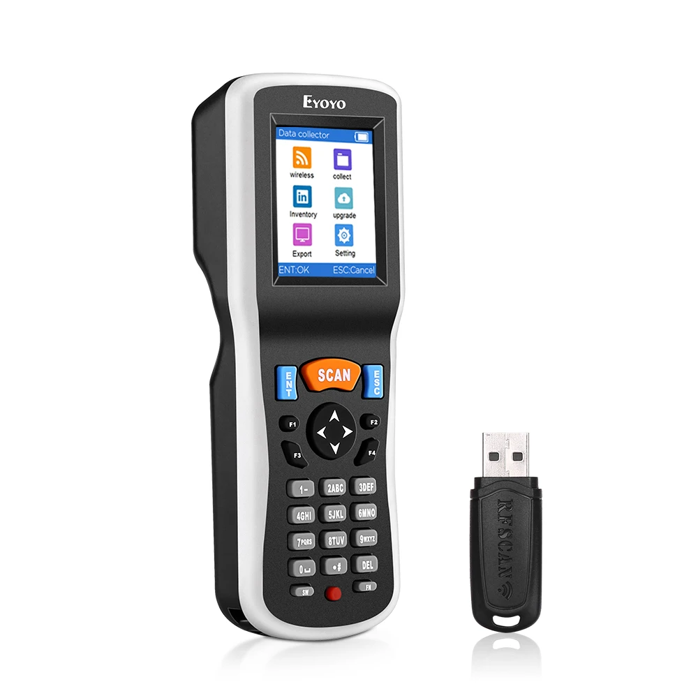 Eyoyo PDT6000 1D wireless barcode scanner for Taking Stock Barcode Reader warehouse data collector Inventory terminal inventario
Eyoyo PDT6000 1D wireless barcode scanner for Taking Stock Barcode Reader warehouse data collector Inventory terminal inventario