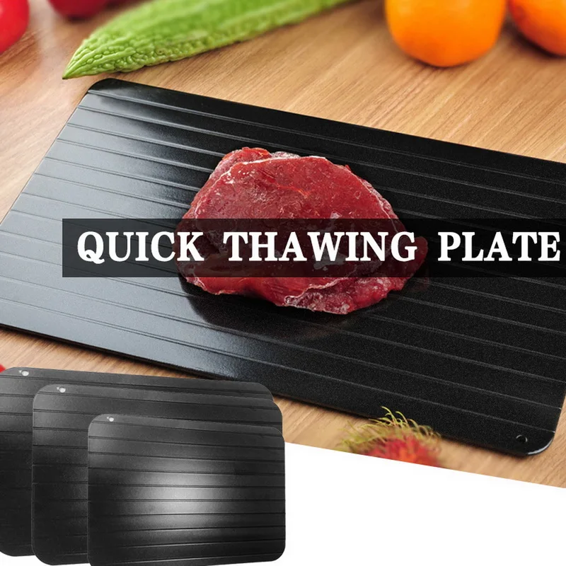 Fast Defrosting Tray Thaw Frozen Food Meat Fruit Quick Defrosting Plate Board Defrost Kitchen Gadget Tool For Restaurant
Fast Defrosting Tray Thaw Frozen Food Meat Fruit Quick Defrosting Plate Board Defrost Kitchen Gadget Tool For Restaurant