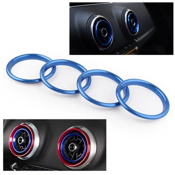4Pcs Car Interor Moulding Auto Car Air Vent Outlet Ring Trim Cover For Audi Q2L A3 S3 8V 2012 2013 2014 2015 2016 2017 2018 2019 
4Pcs Car Interor Moulding Auto Car Air Vent Outlet Ring Trim Cover For Audi Q2L A3 S3 8V 2012 2013 2014 2015 2016 2017 2018 2019