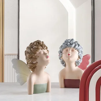 Modern Girl Sculpture Butterfly Fairy Statues Desktop Decoration Resin Crafts Characters Looking Up Figure Girl Villa Decoration
Modern Girl Sculpture Butterfly Fairy Statues Desktop Decoration Resin Crafts Characters Looking Up Figure Girl Villa Decoration