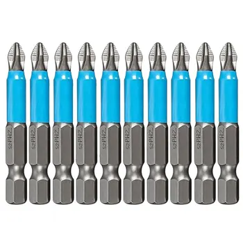 10PCS/SET 50MM Anti Slip Electric Hex Shank Magnetic 50mm PH2 Phillips Cross Head Screwdriver Bits Hand Tools
10PCS/SET 50MM Anti Slip Electric Hex Shank Magnetic 50mm PH2 Phillips Cross Head Screwdriver Bits Hand Tools