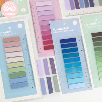 Mr.paper 8 Designs Gradual Change Colors Memo Pads Ruler Multifunction DIY Drawing Rulers Double-duty School Office Supplies
Mr.paper 8 Designs Gradual Change Colors Memo Pads Ruler Multifunction DIY Drawing Rulers Double-duty School Office Supplies
