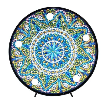 Diy Diamond Painting Mandala Pattern Disc Shape Night Light Full Diamond Cross Stitch Embroidery Painting Home Children Bedroom 
Diy Diamond Painting Mandala Pattern Disc Shape Night Light Full Diamond Cross Stitch Embroidery Painting Home Children Bedroom