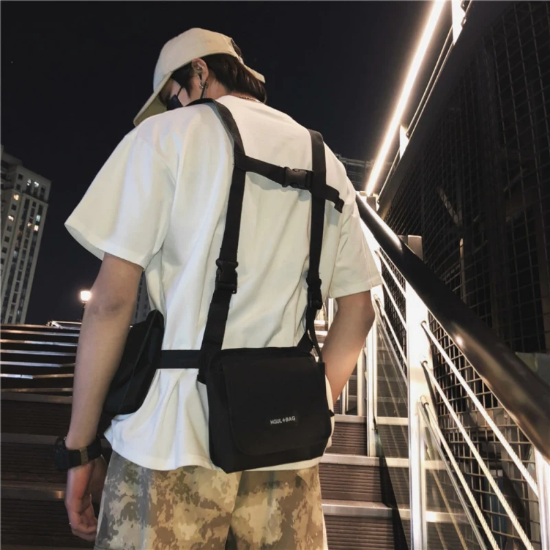 2019 Fashion Hip-Hop Waist Pack Cool Function Chest Rig Bag Streetwear Chest Bag Tactical Multfunction Pockets Vest Shouldur Bag
2019 Fashion Hip-Hop Waist Pack Cool Function Chest Rig Bag Streetwear Chest Bag Tactical Multfunction Pockets Vest Shouldur Bag