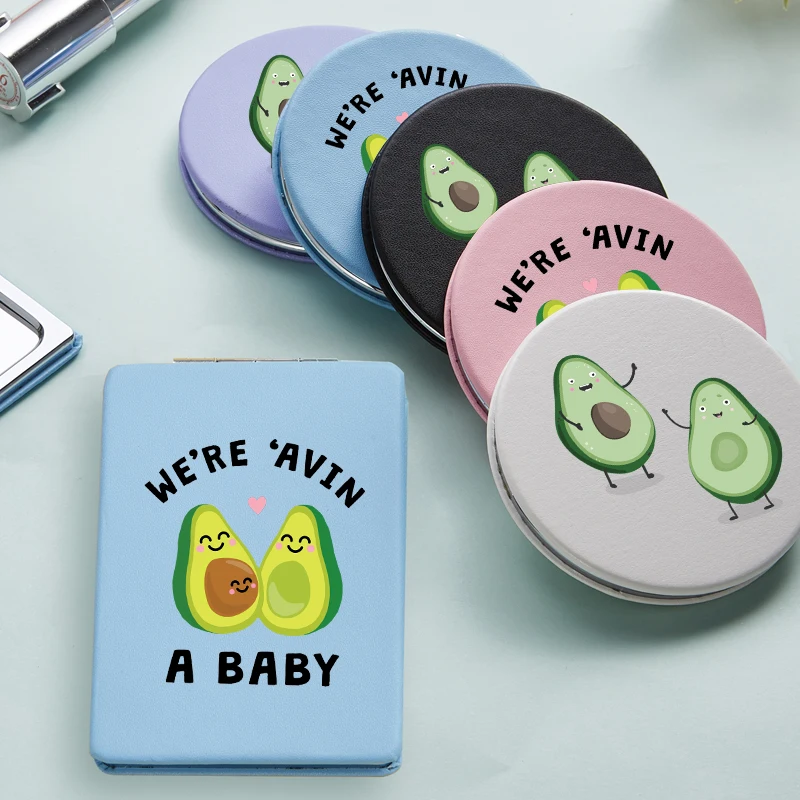 Funny Avocado Pattern Mini Lady Hand Makeup Mirror With 2 Face Portable Folding Pocket Compact Cosmetic Vanity Mirrors espejos
Funny Avocado Pattern Mini Lady Hand Makeup Mirror With 2 Face Portable Folding Pocket Compact Cosmetic Vanity Mirrors espejos