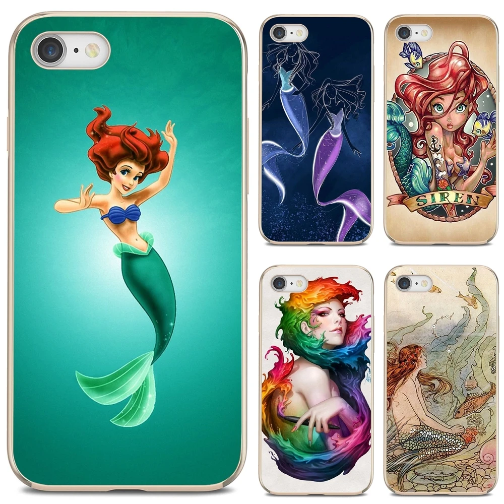 Чехол для Xiaomi Redmi 2 S2 3 3S 4 4A 5 5A 6 6A 7A 9 9T 9C 9A Pro Pocophone F1 Mermaid-D-Ariel-сказочный-C-Fantasy Little |