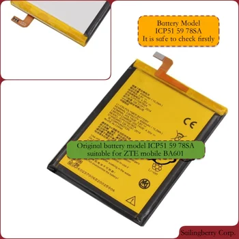 Original battery suitable for ZTE-mobile BA601 battery model ICP51 59 78SA(Please check this model firstly)
Original battery suitable for ZTE-mobile BA601 battery model ICP51 59 78SA(Please check this model firstly)