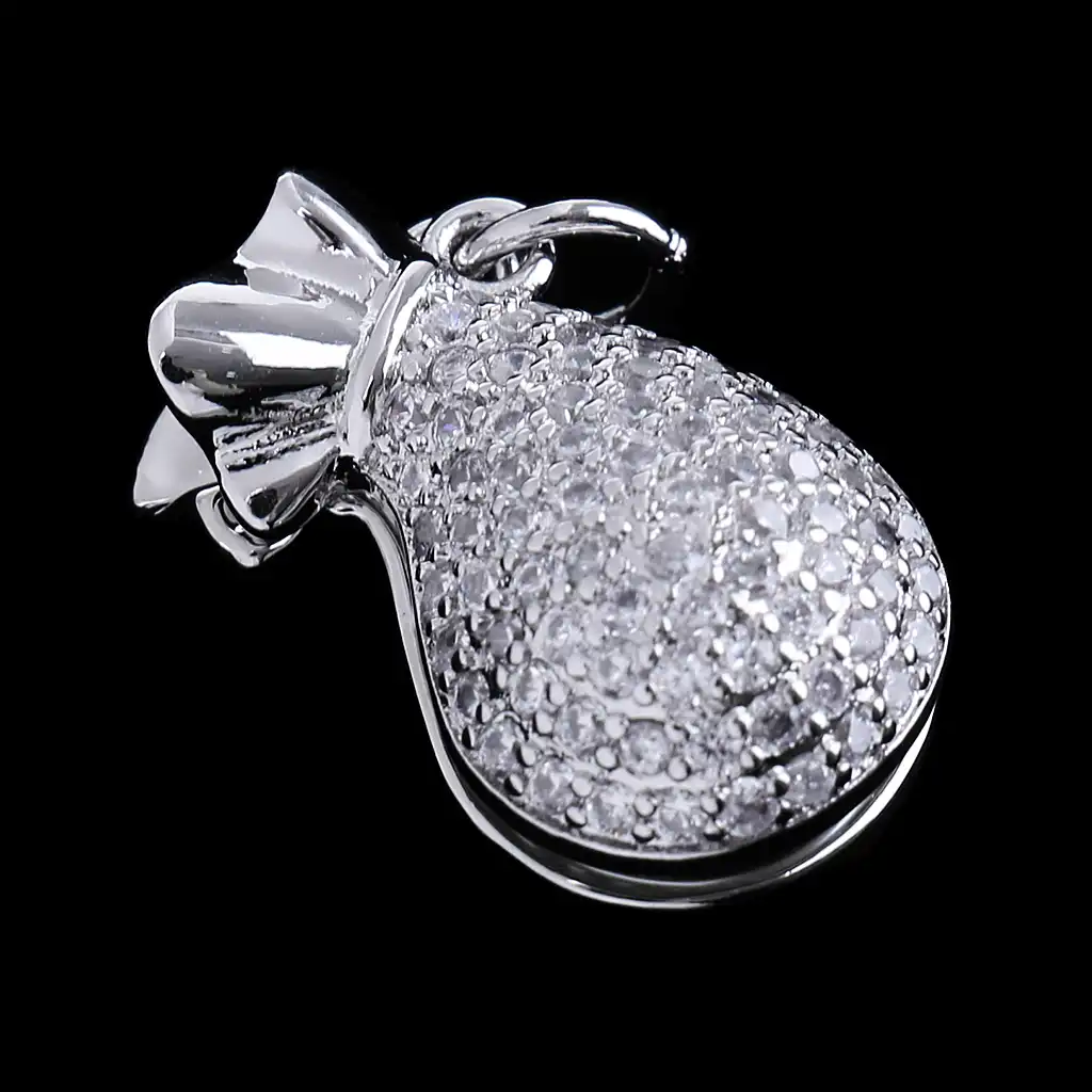 glitter crystal pearls pendant girls woman fashion jewerly