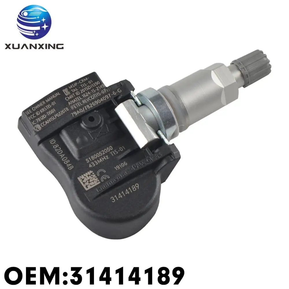 

OEM 31414189 Tire Pressure Sensor Monitoring System TPMS 433MHz For Volvo C30 C70 S40 S60 S70 S80 V40 V50 V60 XC60 XC70 XC90