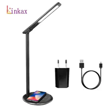 LED Table Desk Lamp QI Wireless Charging Dimmable 4 Modes Multi-Function Reading Light For Mobile Phone Charge Eye-protect
LED Table Desk Lamp QI Wireless Charging Dimmable 4 Modes Multi-Function Reading Light For Mobile Phone Charge Eye-protect