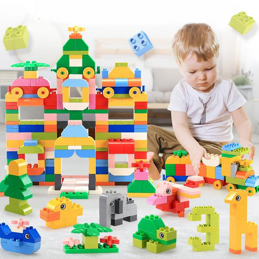 DOLLRYGA Large Building Blocks Sets DIY Creative Bricks Model Figures Educational Kids Toys Compatible All Brands jouet enfant
DOLLRYGA Large Building Blocks Sets DIY Creative Bricks Model Figures Educational Kids Toys Compatible All Brands jouet enfant