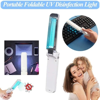 Dropship 3W Handheld UVC Lamp Sterilizer UV Disinfection Light Folding Ultraviolet Germicidal Travel Bactericidal Lamp For House
Dropship 3W Handheld UVC Lamp Sterilizer UV Disinfection Light Folding Ultraviolet Germicidal Travel Bactericidal Lamp For House