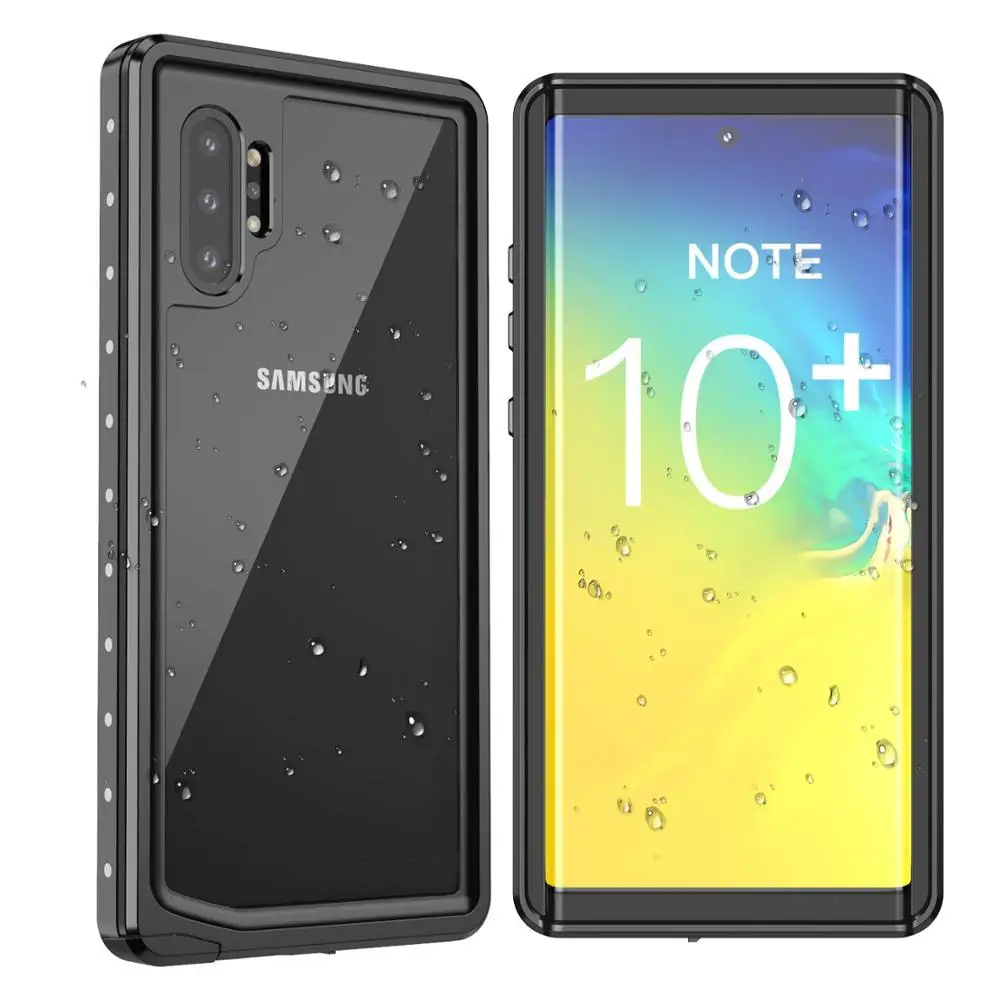 Водонепроницаемый чехол для Galaxy Note10 Plus противоударный грязеотталкивающий