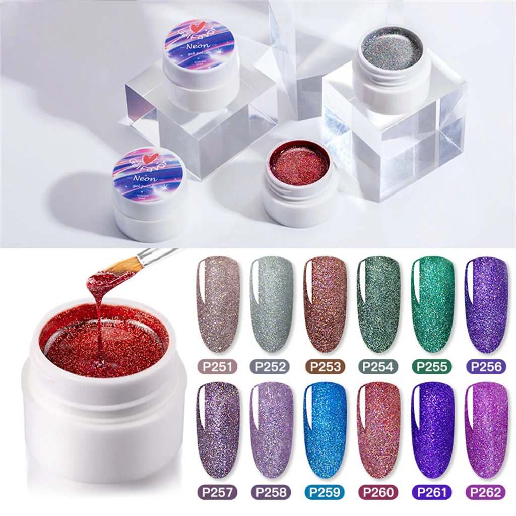 

Venalisa UV Gel New 2019 Nail Art Tips Design Manicure 60 Color UV LED Soak Off DIY Paint Gel Ink UV Gel Nail Polishes Lacquer