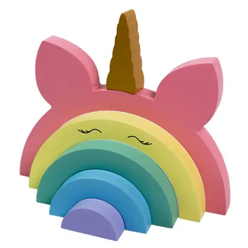 Funny Wooden Unicorn Legoingly Blocks Doll Funny Magic Educational Toys Stacking Blocks Puppet Parent-child Interactive Game
Funny Wooden Unicorn Legoingly Blocks Doll Funny Magic Educational Toys Stacking Blocks Puppet Parent-child Interactive Game