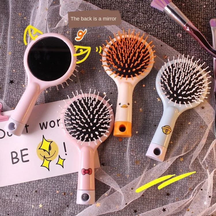 Portable simple comb child student Korean version of the net red cute student air cushion massage airbag comb mirror heart
Portable simple comb child student Korean version of the net red cute student air cushion massage airbag comb mirror heart