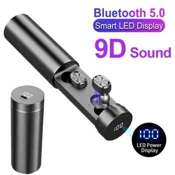 B9 TWS Bluetooth Earphone 5.0 Wireless 9D HIFI Sport Earphones Earbuds Gaming Music Headset with LED Display For Xiaomi Samsung
B9 TWS Bluetooth Earphone 5.0 Wireless 9D HIFI Sport Earphones Earbuds Gaming Music Headset with LED Display For Xiaomi Samsung