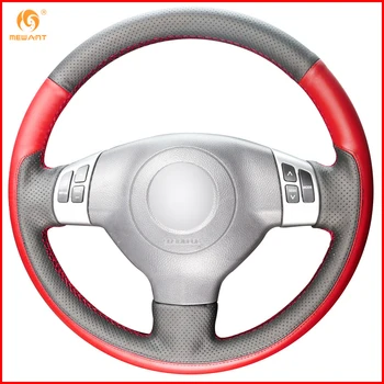MEWANT Black Red Leather Car Steering Wheel Cover for Suzuki SX4 Alto Old Swift Interior Accessories Parts
MEWANT Black Red Leather Car Steering Wheel Cover for Suzuki SX4 Alto Old Swift Interior Accessories Parts