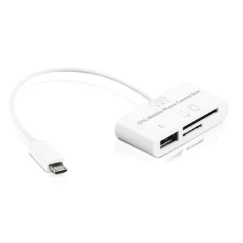 Portable USB Card Reader Multi-port Compatible With SD TF SDHC Memory Cards For Xiaomi Huawei Android Cellphone And Camera OTG
Portable USB Card Reader Multi-port Compatible With SD TF SDHC Memory Cards For Xiaomi Huawei Android Cellphone And Camera OTG