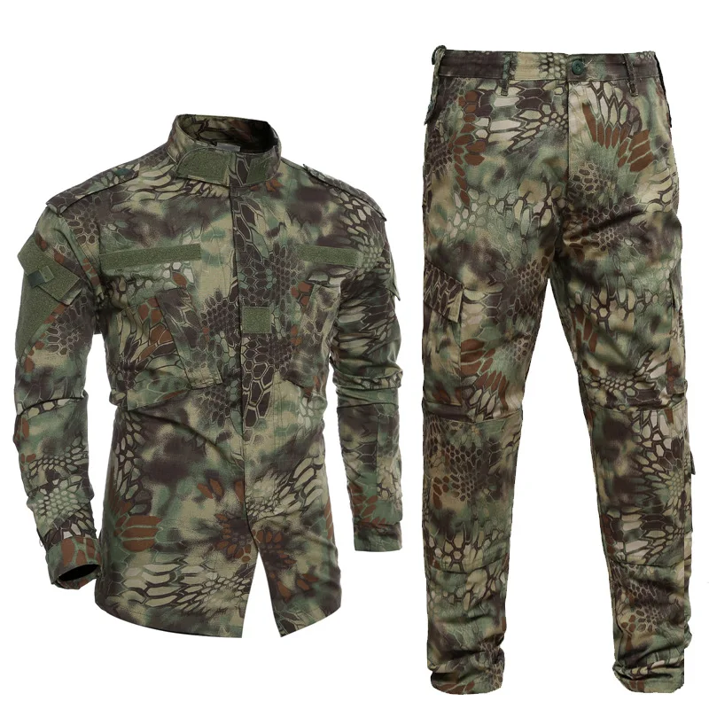 US Army Military Uniform Rattlesnake Camo Shooter Jacket Mens Python Grain Tactical Sets Man Jacket and Pants
US Army Military Uniform Rattlesnake Camo Shooter Jacket Mens Python Grain Tactical Sets Man Jacket and Pants
