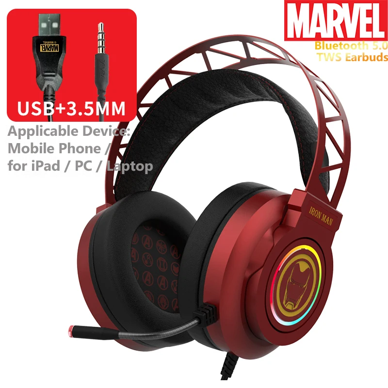 Genuine Authorized Marvel 7.1 Channel Headphone Perofessional Competitive Headset for iPad Android Phone
Genuine Authorized Marvel 7.1 Channel Headphone Perofessional Competitive Headset for iPad Android Phone