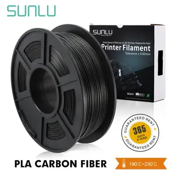 SUNLU 3D Printer Filament PLA Carbon fiber Tolerance +-0.02MM 1kg with Spool 1.75mm hardness PLA Carbon filament
SUNLU 3D Printer Filament PLA Carbon fiber Tolerance +-0.02MM 1kg with Spool 1.75mm hardness PLA Carbon filament