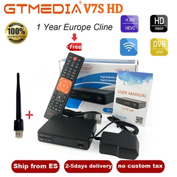 DVB-S2 Satellite Receiver Gtmedia V7S HD Digital TV Receiver HD Decoding VU PVR Youtube with USB WIFI upgrade from Freesat v7
DVB-S2 Satellite Receiver Gtmedia V7S HD Digital TV Receiver HD Decoding VU PVR Youtube with USB WIFI upgrade from Freesat v7