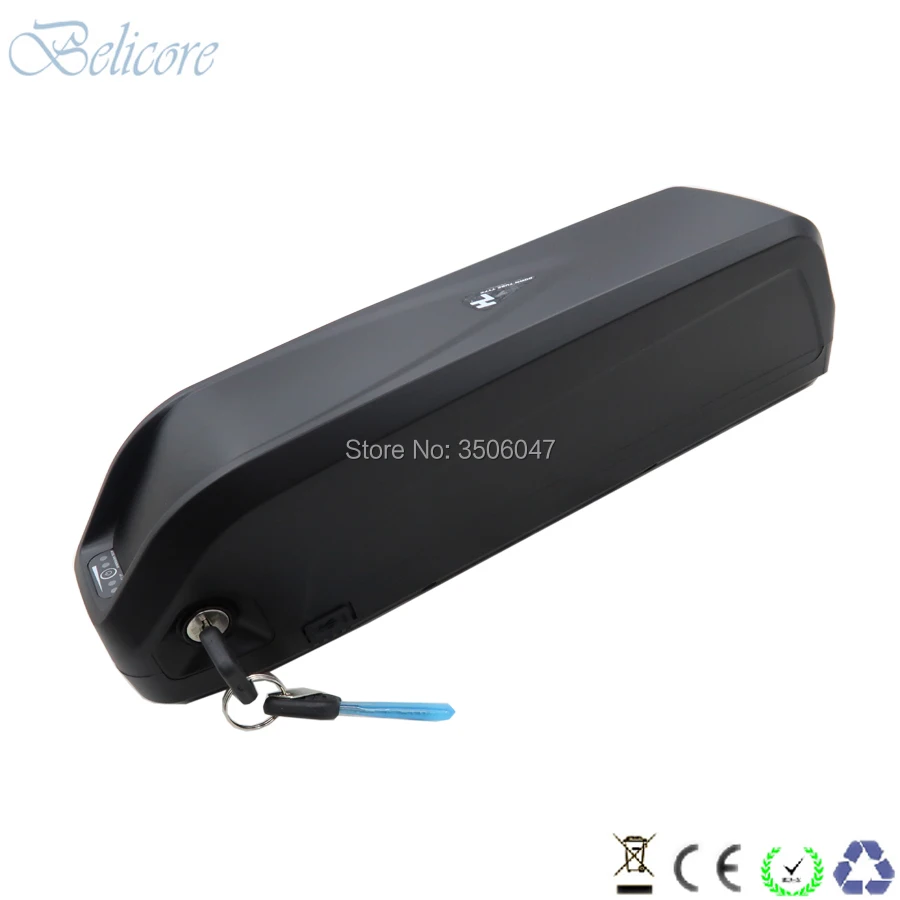 Sale free shipping 48v hailong shark case e-bike battery 48v 52v 13.6ah 17ah 13S5P down tube electric mountain bike battery 0