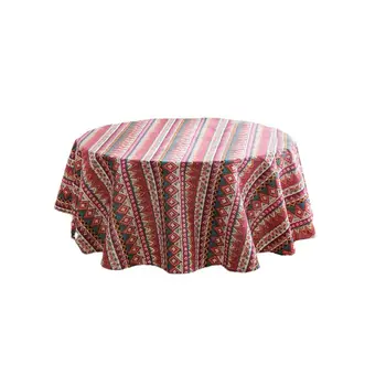 Ethnic Triangle Patterns Round Tablecloth Geometric Cotton Linen Dust-Proof Table Cover for Kitchen Dinning Tabletop Home Decor
Ethnic Triangle Patterns Round Tablecloth Geometric Cotton Linen Dust-Proof Table Cover for Kitchen Dinning Tabletop Home Decor