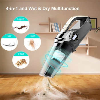 Digital Car Rechargeable Air Pump Tire Inflator Handheld Portable Car Vacuum Cleaner For Car Home Pet Hair Interior Accessories
Digital Car Rechargeable Air Pump Tire Inflator Handheld Portable Car Vacuum Cleaner For Car Home Pet Hair Interior Accessories