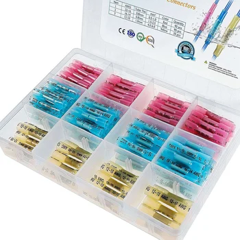 200PCS Heat-Shrinkable Connector Kit, Insulated and Waterproof Marine Automotive Wire Crimp Terminal, Heat-Shrinkable Insulation
200PCS Heat-Shrinkable Connector Kit, Insulated and Waterproof Marine Automotive Wire Crimp Terminal, Heat-Shrinkable Insulation