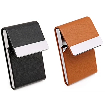 2pcs PU Business Card Holder for Business Card Case Slim Name Card Holder with netic Shut - Light Coffee & Black
2pcs PU Business Card Holder for Business Card Case Slim Name Card Holder with netic Shut - Light Coffee & Black