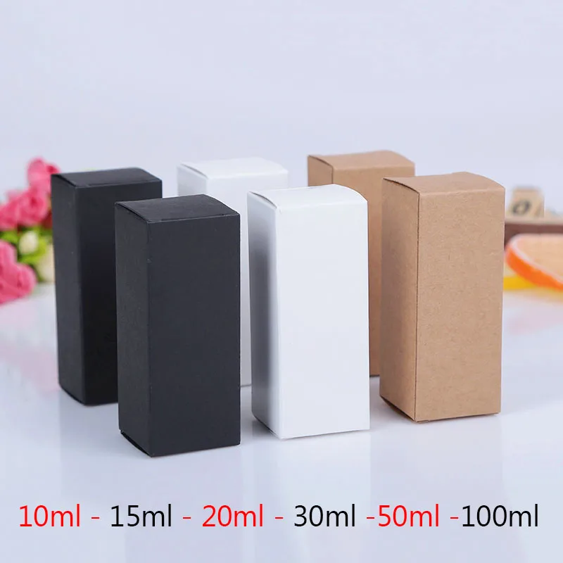 100pcs/lot Essential Oils Packaging Box Black white Kraft Paper cardboard box Lipstick Cosmetic Perfume Bottle Kraft Paper Box
100pcs/lot Essential Oils Packaging Box Black white Kraft Paper cardboard box Lipstick Cosmetic Perfume Bottle Kraft Paper Box