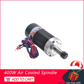 CNC Spindle 400W Brushless DC Spindle Motor ER11 55MM Air Cooled Router Spindle For Milling Machine
CNC Spindle 400W Brushless DC Spindle Motor ER11 55MM Air Cooled Router Spindle For Milling Machine