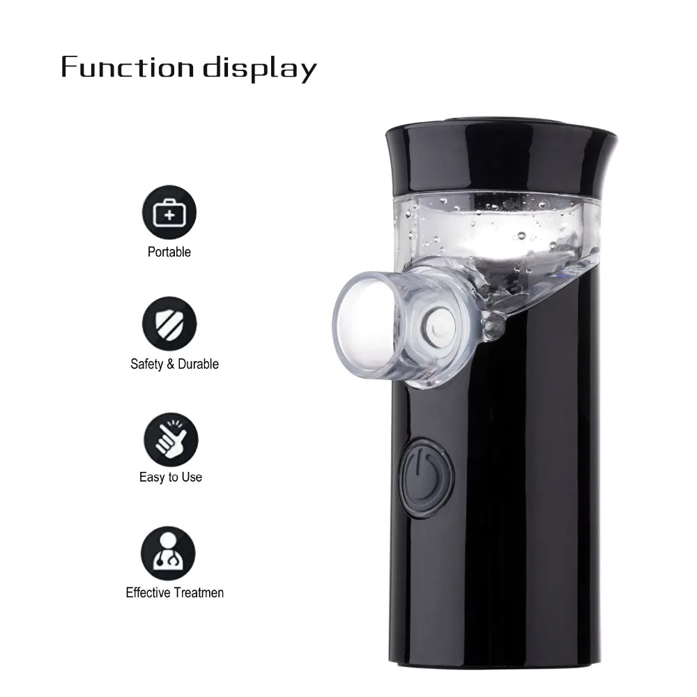 Inhaler Portable Nebulizer for inhalation Handheld Ultrasonic Steaming Devices Home USB Rechargeable Nebulizer for Adults Kids
Inhaler Portable Nebulizer for inhalation Handheld Ultrasonic Steaming Devices Home USB Rechargeable Nebulizer for Adults Kids