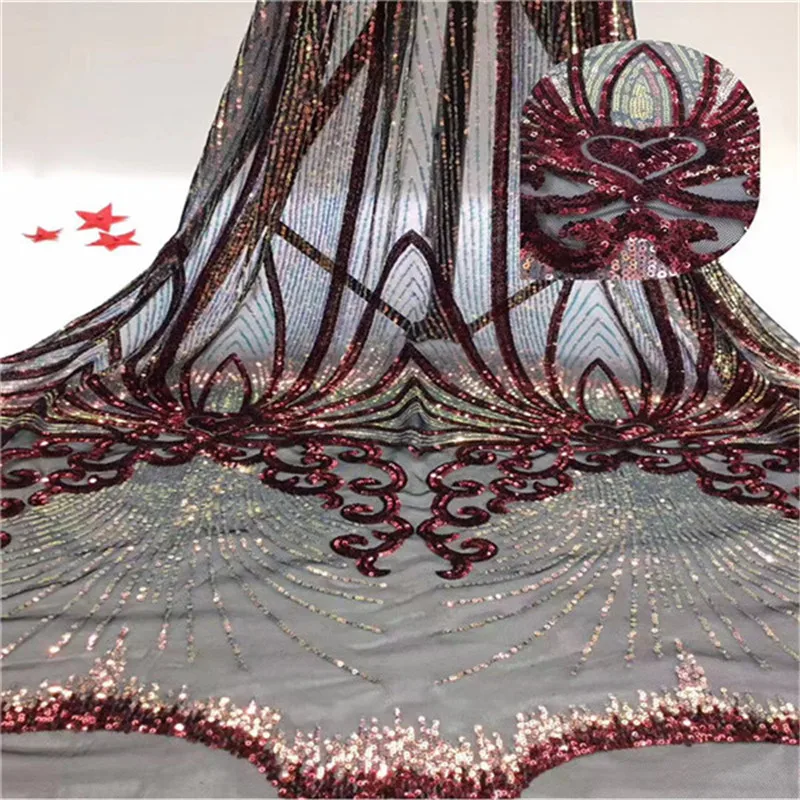 Sequin Fabric African Fabric Lace 2019 Sequin Embroidery Tulle Lace Fabric High Quality Nigerian Party Dress 
Sequin Fabric African Fabric Lace 2019 Sequin Embroidery Tulle Lace Fabric High Quality Nigerian Party Dress