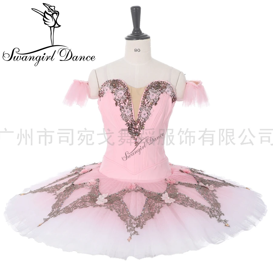Фото la sylphide pink professional tutu for girls pancake stage costume competiton BT9282 | Тематическая одежда и униформа