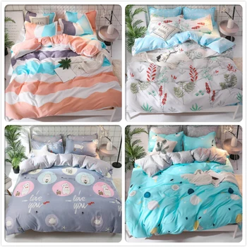 High Quality Autumn Winter Duvet Cover Sheet Pillowcase 3/4pcs Bedding Sets Adult Kids Cotton Bed Linens Single Queen King Size 
High Quality Autumn Winter Duvet Cover Sheet Pillowcase 3/4pcs Bedding Sets Adult Kids Cotton Bed Linens Single Queen King Size