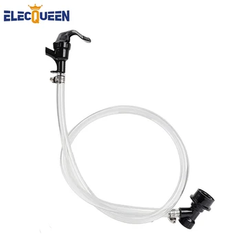 3/16" Liquid Ball Lock Beer Line Assembly, Flexible PVC Tube Quick Disconnect Set with Picnic Tap Draft Beer Keg Dispensing
3/16" Liquid Ball Lock Beer Line Assembly, Flexible PVC Tube Quick Disconnect Set with Picnic Tap Draft Beer Keg Dispensing