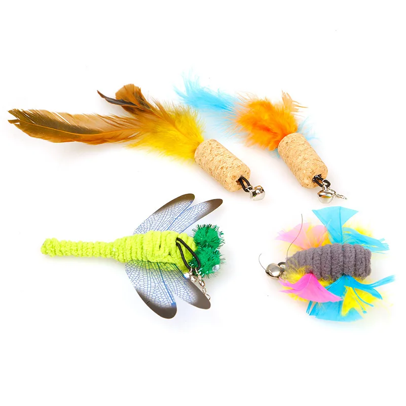 Pet Recommend 20-Selectable Pretty Fun Cat Toy Fishing Rod Flying Fish Feather Teasing Cat Stick Replacement Head
Pet Recommend 20-Selectable Pretty Fun Cat Toy Fishing Rod Flying Fish Feather Teasing Cat Stick Replacement Head