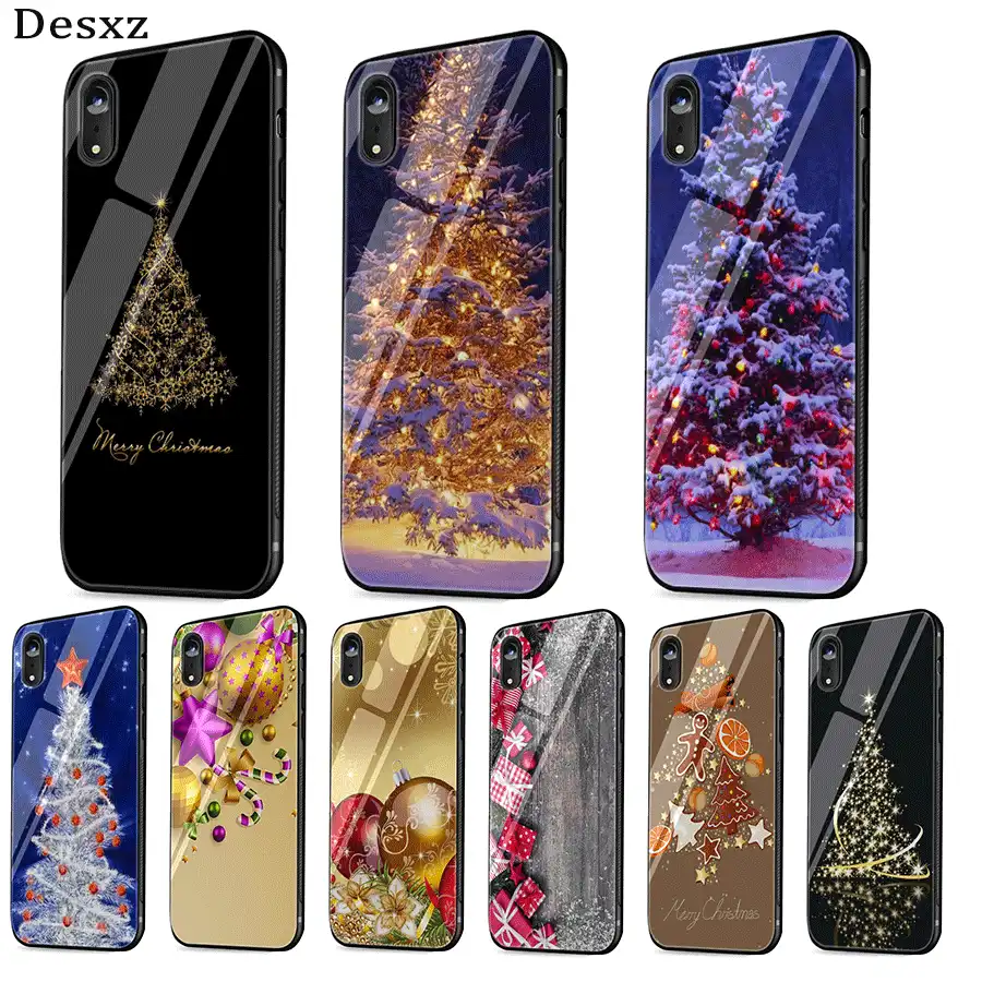 max iphone 7 8 6 6s plus cover snow christmas ball new year gift