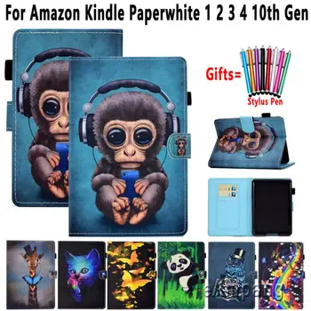 Tablet Cover for Amazon Kindle Paperwhite 1 2 3 4 10th Gen Smart Case Leather Soft Shockproof Animal Flip Anti Slip Stand Shell 
Tablet Cover for Amazon Kindle Paperwhite 1 2 3 4 10th Gen Smart Case Leather Soft Shockproof Animal Flip Anti Slip Stand Shell