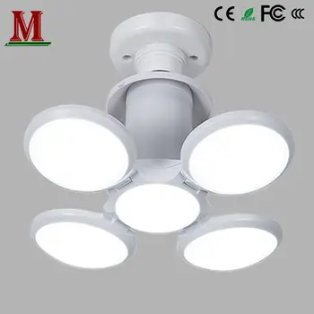 New 30w LED football bulb E27 folding five-leaf deformation bulb AC85-265v
New 30w LED football bulb E27 folding five-leaf deformation bulb AC85-265v