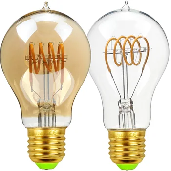 TIANFAN Led Bulbs Vintage Bulb Quad Loop Led Filemanent 4W Dimmable 110V 220V Decorative Edison Bulb A19 Gold Clear Warmth Glow
TIANFAN Led Bulbs Vintage Bulb Quad Loop Led Filemanent 4W Dimmable 110V 220V Decorative Edison Bulb A19 Gold Clear Warmth Glow