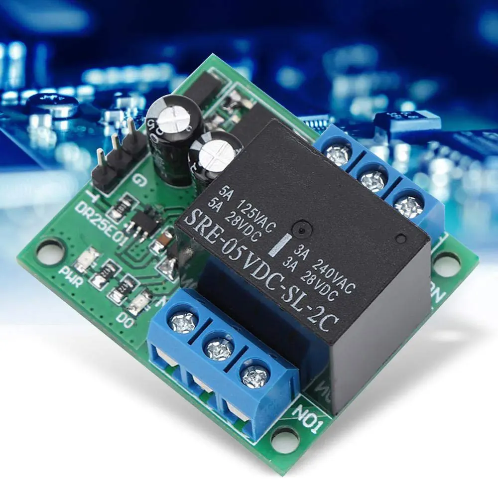 DC5V/6-24V Self-Locking Relay Module DPDT Double Pole Throw Bistable Switch Board for Arduino | Обустройство дома