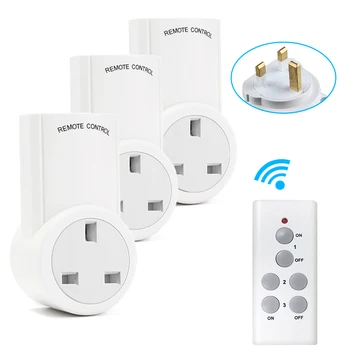 Infrared remote control power socket, UK standard plug that can penetrate the wall, universal 433MHz power socket
Infrared remote control power socket, UK standard plug that can penetrate the wall, universal 433MHz power socket