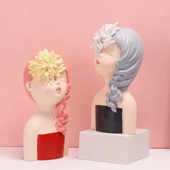 Simple Cute Girl Character Resin Statue Crafts Ornament Home Furnishing Livingroom Table Figurines Decoration Office Accessories
Simple Cute Girl Character Resin Statue Crafts Ornament Home Furnishing Livingroom Table Figurines Decoration Office Accessories