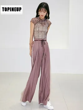 Solid Color Polyester Straight High-Waisted Drape Loose Long Pants With Belt And Pocket Elastic Waistband Wide Leg 
Solid Color Polyester Straight High-Waisted Drape Loose Long Pants With Belt And Pocket Elastic Waistband Wide Leg